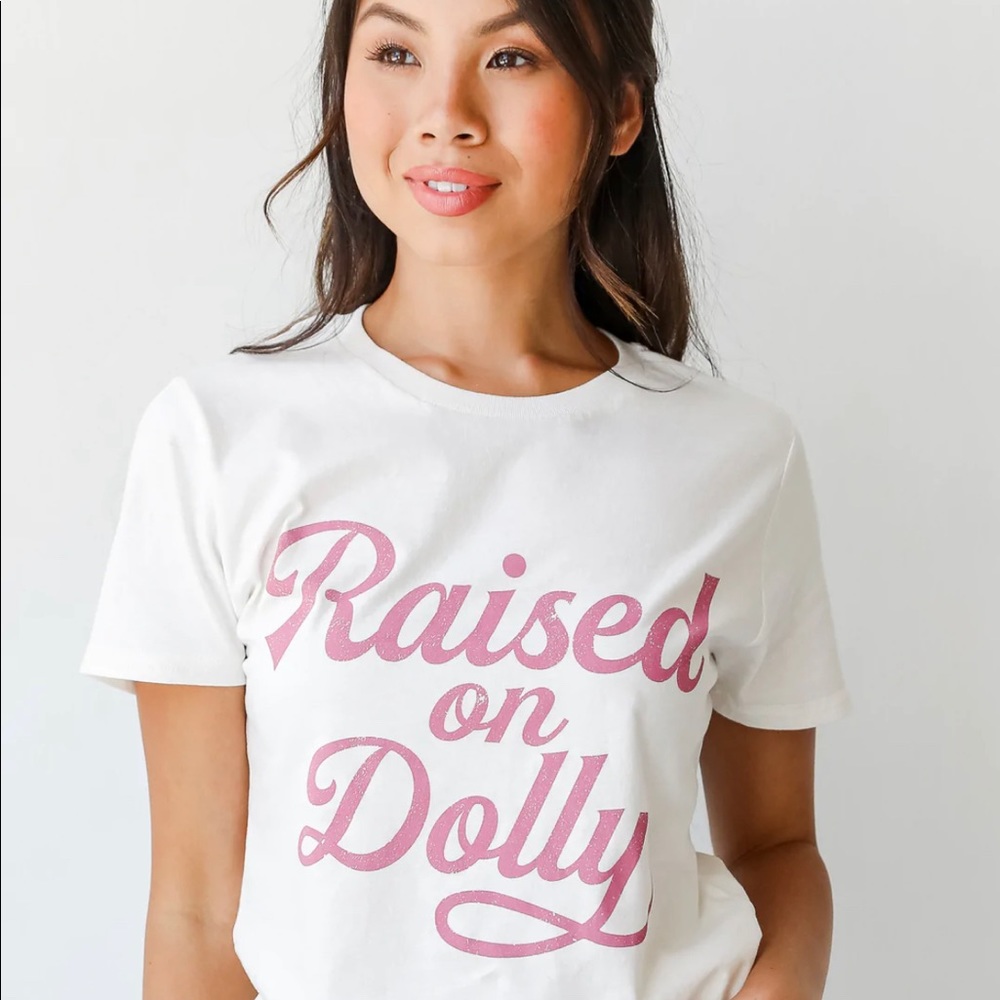 Raised on Dolly Fitted T-Shirt!